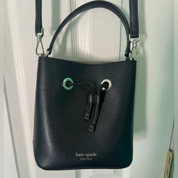 Kate Spade Small Leather Eva Bucket Bag - Picture 2 of 6